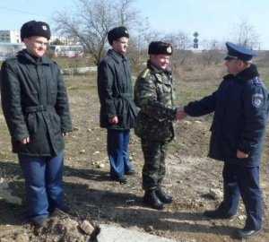 Возле Евпатории военные моряки поймали кабельного вора