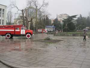 В Ялте снова горел кинотеатр в центре города