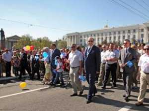 Первомайская демонстрация побила рекорды предыдущих лет