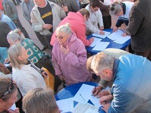 В Севастополе на митинге против пескососов потребовали отставки Яцубы