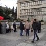 Алуштинские коммунисты митингуют против сноса памятника Ленину в Киеве