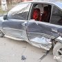 В Керчи столкнулись две иномарки