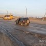 В Керчи Волга на большой скорости протаранила Chery Tiggo