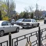 В Керчи столкнулись три автомобиля