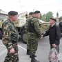 В центре Симферополя вновь «вежливые люди»