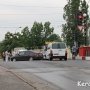 В Керчи на перекрестке столкнулись легковушки