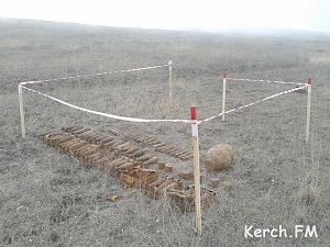 Под Керчью нашли и уничтожили взрывоопасные предметы