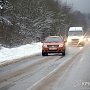 На Грушевском перевале ограничено движение транспорта