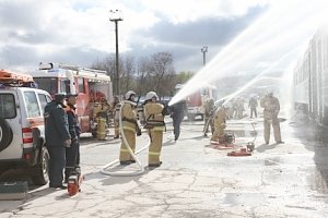 Ликвидацией условной аварией на железной дороге завершились крупномасштабные учения МЧС России в Крыму