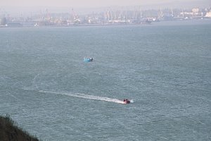 На месте строительства моста через Керченский пролив взорвали авиабомбу времен войны