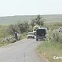 Под Керчью водитель «Копейки» не справился с управлением и вылетел с дороги