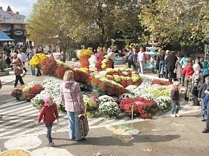 Приближение Дня Народного единства цветоводы Севастополя отметили Парадом хризантем