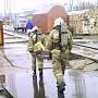 На керченском судостроительном заводе МЧС России провело совместные пожарно-тактические учения