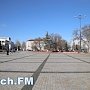 Керчане не пришли на площадь смотреть пресс-конференцию с Путиным