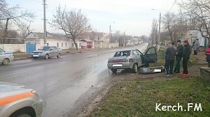 В Керчи произошли две аварии