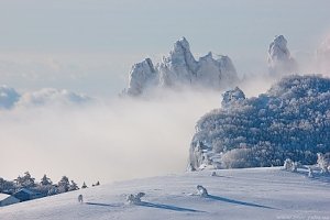 Шесть человек спасено в горах