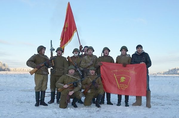 Ленинградские комсомольцы приняли участие в военно-исторической реконструкции «Изгнание. Год 1944»