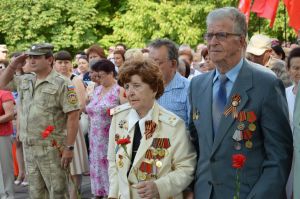 В День партизан и подпольщиков в Столице Крыма прошёл торжественный митинг