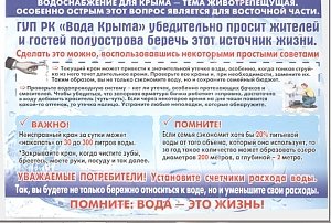 Водоканал просит керчан экономить воду