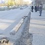 В Керчи продолжается ремонт трассы Таврида