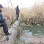 В Керчи для ремонта водовода привлекли водолазов