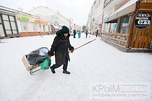 Подрядчик реконструкции центра Симферополя исправит все недоработки в 10-дневный срок, когда установится подходящая погода (ФОТО, ВИДЕО)