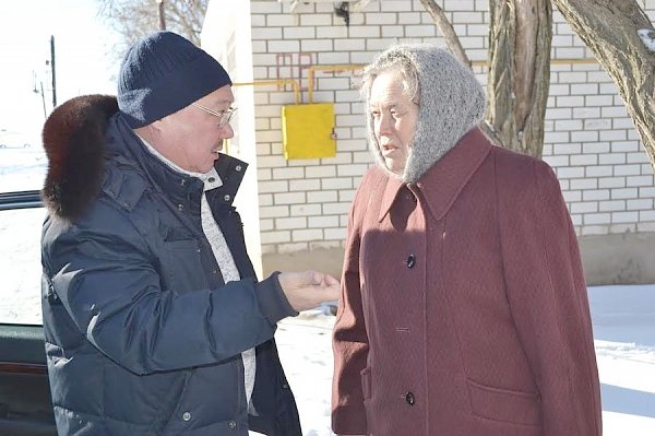 Первый секретарь Калмыцкого рескома КПРФ Н.Э. Нуров провел встречи с избирателями Кетченеровского района