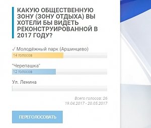 Керчанам предлагают выбрать, что в городе будут реконструировать