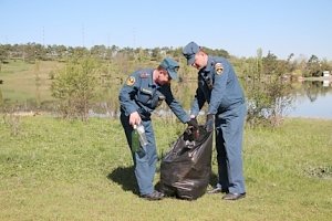 «Чистый берег» на Симферопольском водохранилище