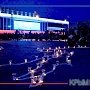 Карту России выложили свечами на главной площади Симферополя в память о жертвах депортации