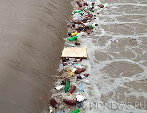 После субботника Минприроды на Симферопольском водохранилище появилась свалка