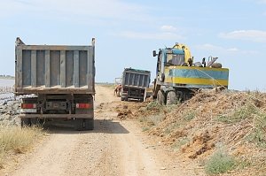 На объекте ФЦП в районе Сакского озера начались подготовительные работы