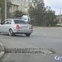 В Керчи яму на КУОРе подготовили к асфальтировке