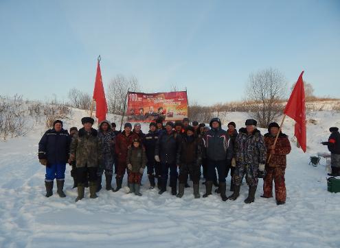 Алтайский край. Коммунисты организовали соревнования любителей подледной рыбали