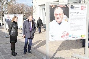 На главной площади Симферополя открылась фотовыставка «Легенды крымского спорта»