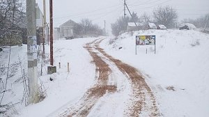 В Симферопольском районе продолжается ликвидация последствий непогоды