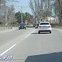 В Керчи начали наносить дорожную разметку