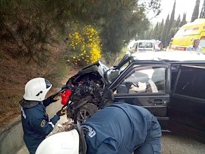 ДТП на трассе «Симферополь — Алушта»: пострадали четыре человека, в том числе ребёнок