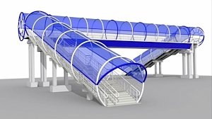 Три надземных пешеходных перехода построят на дороге от Симферополя до Алушты