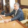 Сергей Аксёнов встретился с главой национально-культурной автономии болгар Крыма Иваном Абажером