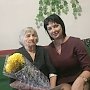 В Керчи ветеран ВОВ Августа Герасимова отметила свой 90-летний юбилей