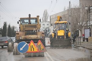 Ждите пробок: на Кирова роет водоканал