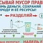 В поселке Виноградное Ялтинского региона ликвидировано три стихийные свалки