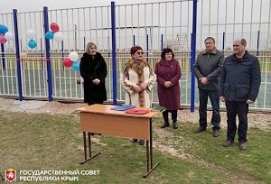 В Джанкойском районе открыта новая спортивная площадка