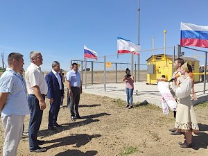 В село Красносельское Черноморского района провели газ