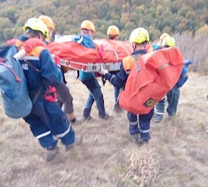 На Демерджи двое туристов сорвались со скал